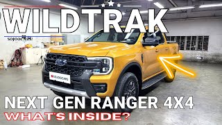 Next Gen Ford Ranger Wildtrak 4x4 inside Detail  SoJooCars [upl. by Nyltak]