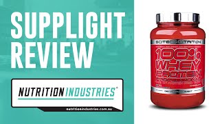 Scitec Nutrition 100 Whey Protein Professional Review  Nutrition Industries [upl. by Odelia]