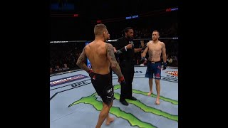 Poirier vs Gaethje 1 in 60 seconds 👀 UFC291 [upl. by Eedeed]