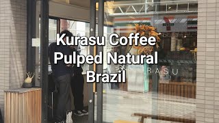 Kurasu Coffee Review Kyoto Japan Pulped Natural Brazil Caio Pereira [upl. by Lamee]