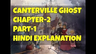 Canterville Ghost Chapter 2 Part 1 Hindi Explanation [upl. by Nomma]