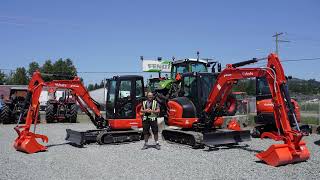 Digging Deeper  Kubota KX0404 vs Kubota KX0334 Mini Excavators [upl. by Aysab]