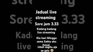 Jadual live streaming [upl. by Adin216]