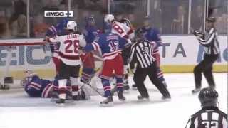 Michael Del Zotto wrecks Ilya Kovalchuk  02062010 HD [upl. by Akilat]