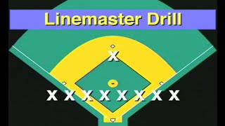 Baseball amp Softball Drill Linemaster Drill Teaching players to think ahead in the field MLB [upl. by Stauder]