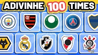 ⚽ Adivinhe o TIME pelo ESCUDO  Quiz de Futebol [upl. by Arok97]