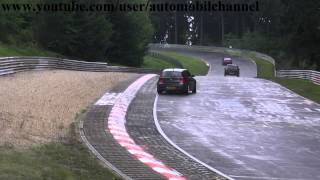 Almost Crashes Nurburgring Nordschleife 25052013 [upl. by Johen]