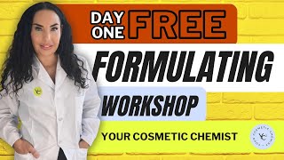 FREE Workshop Formulation  Learn How To Make Facial Oil amp Body Oil [upl. by Zaller]