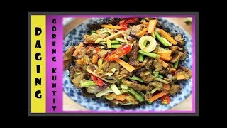 Resepi Daging Goreng Kunyit  Daging Goreng Simple MESTI CUBA [upl. by Harland443]