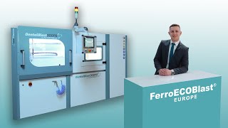 Automatic blasting solution for Dental implants by FerroECOBlast  DentalBlast 900 PB [upl. by Ahsia]