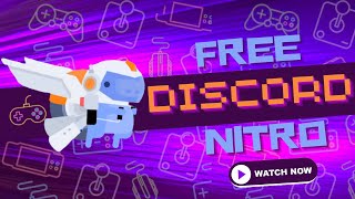 Get FREE Discord Nitro How to Earn Nitro Gift Codes Easily 💜 [upl. by Robinia]