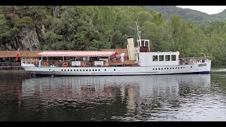 On Board the Steam Ship quotSir Walter Scottquot on Loch Katrine 13 July 2023 [upl. by Dadirac235]