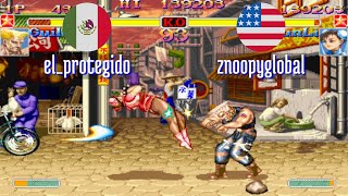 FT5 ssf2xjr1 elprotegido MX vs znoopyglobal US Super SF II X ssf2x ssf2 Fightcade Nov 7 [upl. by Grand223]