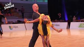 Mate amp Andrea HUN  2024 WDSF European Championship Latin Senior I  Final  Rumba [upl. by Geminius158]