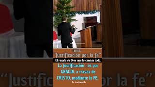 JUSTIFICACIÓN POR LA FE confianzadivina jesus confianzaendios poderdelafe [upl. by Ancel]