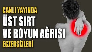 CANLI YAYINDA BOYUN VE KULUNÇ AĞRISI EGZERSİZLERİ aktifizyo boyunağrısı kulunç [upl. by Ettevram]