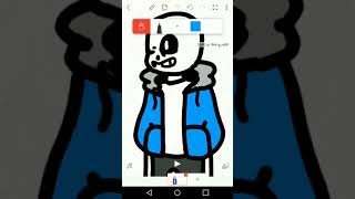 HOW TO DRAW SANS  FLIPACLIP [upl. by Tterrej]