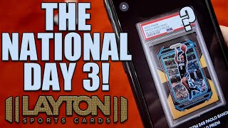 DAY 3 OF THE NATIONAL WITH LAYTON SPORTS CARDS [upl. by Faustina]