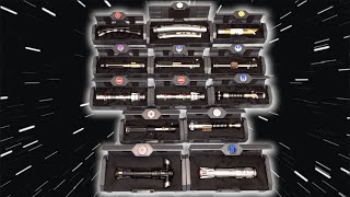 All Star Wars Galaxys Edge Legacy Lightsabers Review [upl. by Ahsirtal286]