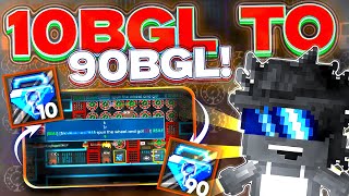 10BGL TO 90BGL real IN TEAMJU  GROWTOPIA CASINO [upl. by Ziwot883]