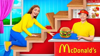 Ich Habe In Meinem Haus Einen McDonalds Eröffnet  Lustige Challenges von TeenDO [upl. by Silverman615]