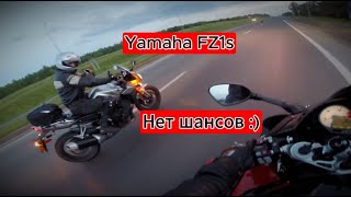 BMW S1000RR vs Yamaha FZ1S [upl. by Sammer]