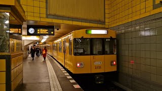 UBahn Berlin  Mitfahrt in der U7 von Hermannplatz bis Rathaus Spandau im F84 2759 [upl. by Terrye]