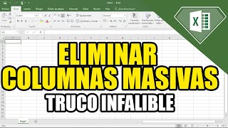 TRUCO PARA ELIMINAR varias filas o columnas al mismo tiempo de forma fácil y rápida en Excel 2023 [upl. by Aimej]