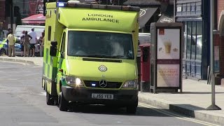 Emergency Ambulance LAS  Hammersmith [upl. by Aivatahs]