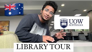 UNIVERSITY OF WOLLONGONG LIBRARY TOUR  INDIANS IN AUSTRALIA [upl. by Guildroy]