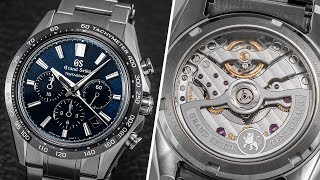 Grand Seiko’s First Automatic Chronograph With An EyeCatching Display  SLGC001 Tentagraph [upl. by Atnahsa]