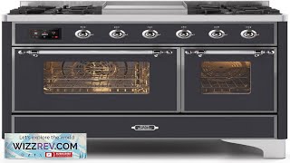 Majestic II Series 40quot Dual Fuel Range w 6 Burners BronzeMatte Graphite Review [upl. by Ahsikat948]