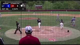 Alvernia baseball WALKS IT OFF vs Widener in the conference semifinals Amazing [upl. by Ahsael697]