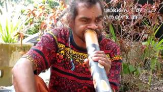 Steven Simon playing the didgeridoo in Kuranda 2 [upl. by Daniela]