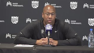 Mike Brown Sacramento Kings vs Hawks  Post Game Interview 111824 [upl. by Fredericka]