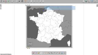 Tutoriel Open Sankoré 2 1  annoter des dessins et cartes [upl. by Ynnig758]