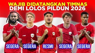 5 PEMAIN NATURALISASI TAMBAHAN YANG WAJIB DIDATANGKAN TIMNAS INDONESIA DEMI LOLOS PIALA DUNIA [upl. by Kerwin]