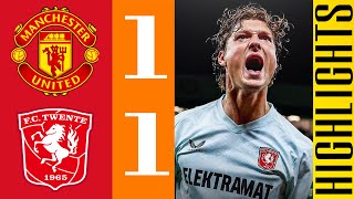 Sam Lammers Goal  Manchester United vs Twente 11  UEFA Europa League 2425 [upl. by Anerom]