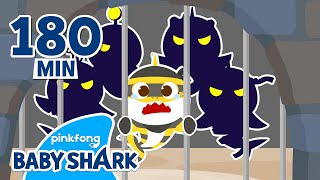 BEST of 2023 👮‍♀️FREEZE Catch the Thief Shark Family  Compilation  Baby Shark Official [upl. by Lotsyrc631]