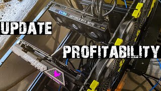 3060 ti 3070 mining rig update and profitability ETH [upl. by Ehcropal726]