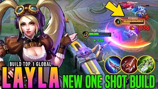 100 BROKEN New Layla One Shot Build and Emblem  Build Top Global Layla 2024  MLBB [upl. by Atiuqrehs575]