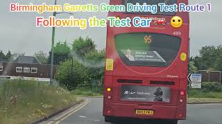 How does Birmingham Garretts Green DVSA Driving test centre and test route [upl. by Damha]