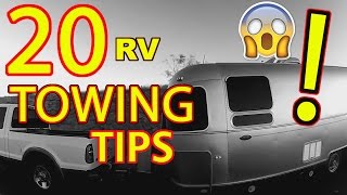 quotTop 20quot RV Towing Tips [upl. by Presley]