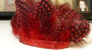 Make A Fast Feathered Fascinator Clip [upl. by Albertson]