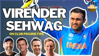 Virender Sehwag jumps into Club Prairie Fire [upl. by Akirdna]