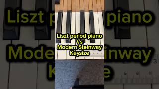 LISZT PERIOD PIANO VS MODERN PIANO piano liszt [upl. by Hong]