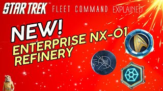 NEW Enterprise NX01 Refinery  How to play Star Trek Fleet Command  Outside Views STFC [upl. by Ycnan287]