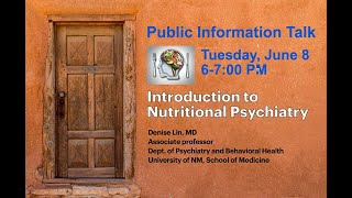 Introduction to Nutritional Psychiatry [upl. by Dorene]