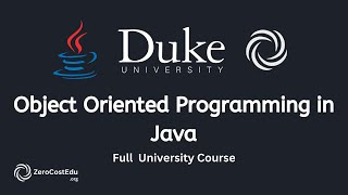 Object Oriented Programming in Java OOP  Full Course  Duke University [upl. by Calondra922]