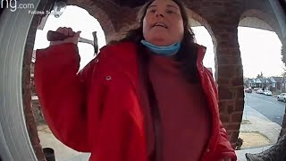 Get out Its my home Woman charged after Ring footage shows her harassing Mexican family [upl. by Tadich]